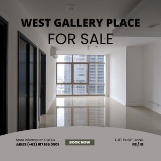 2BR Corner Unit at West Gallery Place BGC Taguig for only 50M