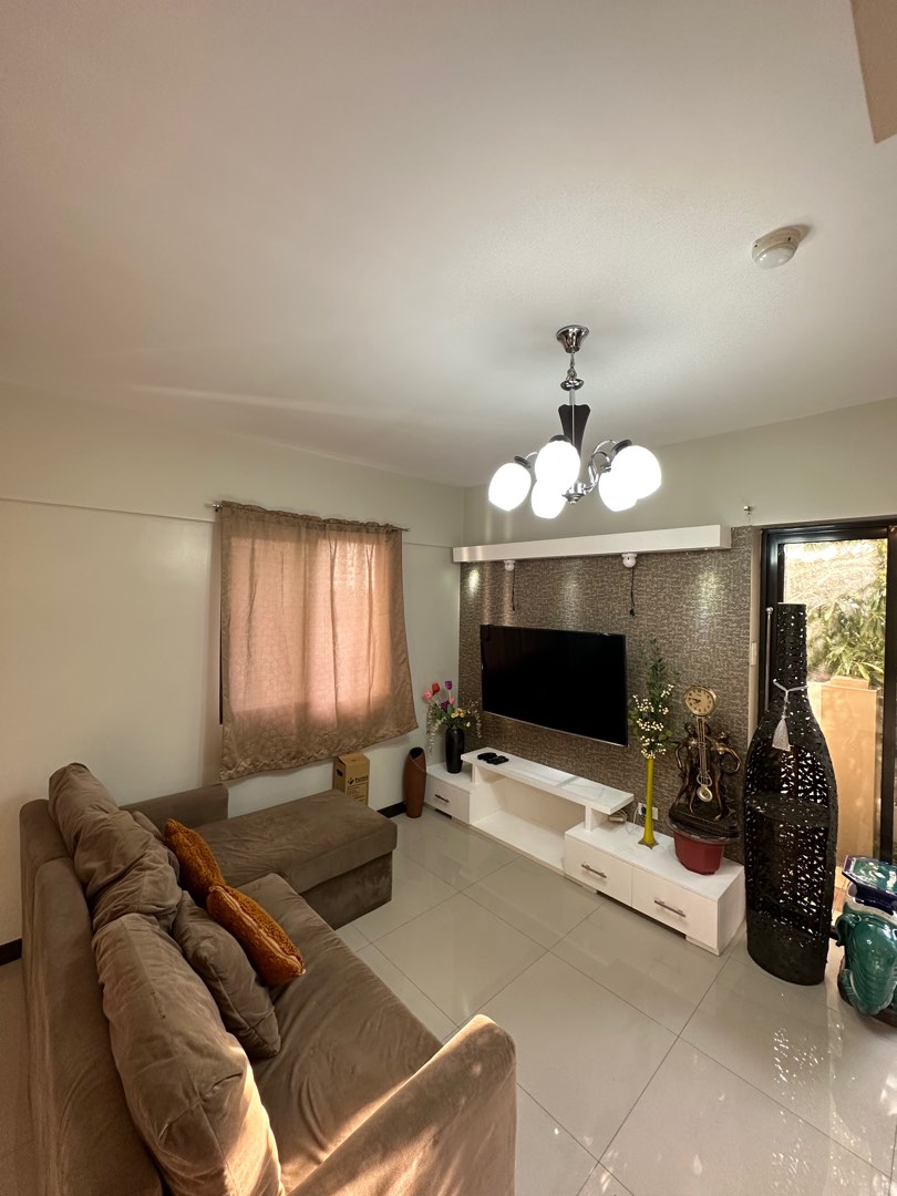 2BR for RENT corner unit facing amenities in Rhapsody Residences