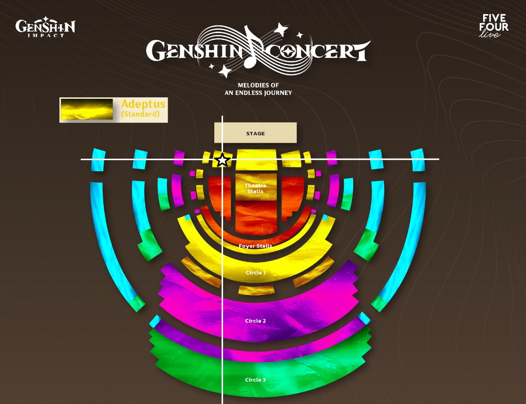 2x Adeptus, Day 2 Genshin Concert Tickets, Tickets & Vouchers, Event