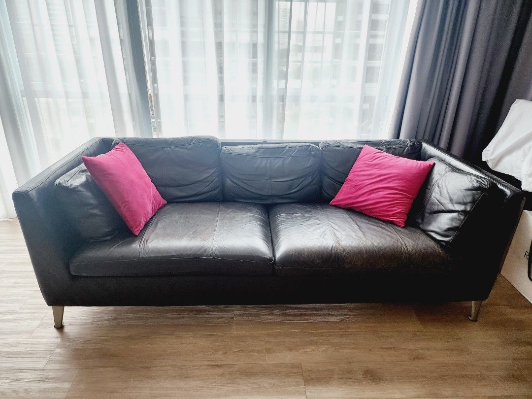 3 Seaters Leather Sofa Stockholm