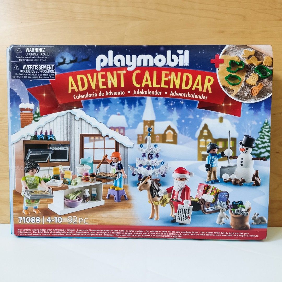 71088 Playmobil Advent Calendar Christmas Baking Hobbies Toys Toys