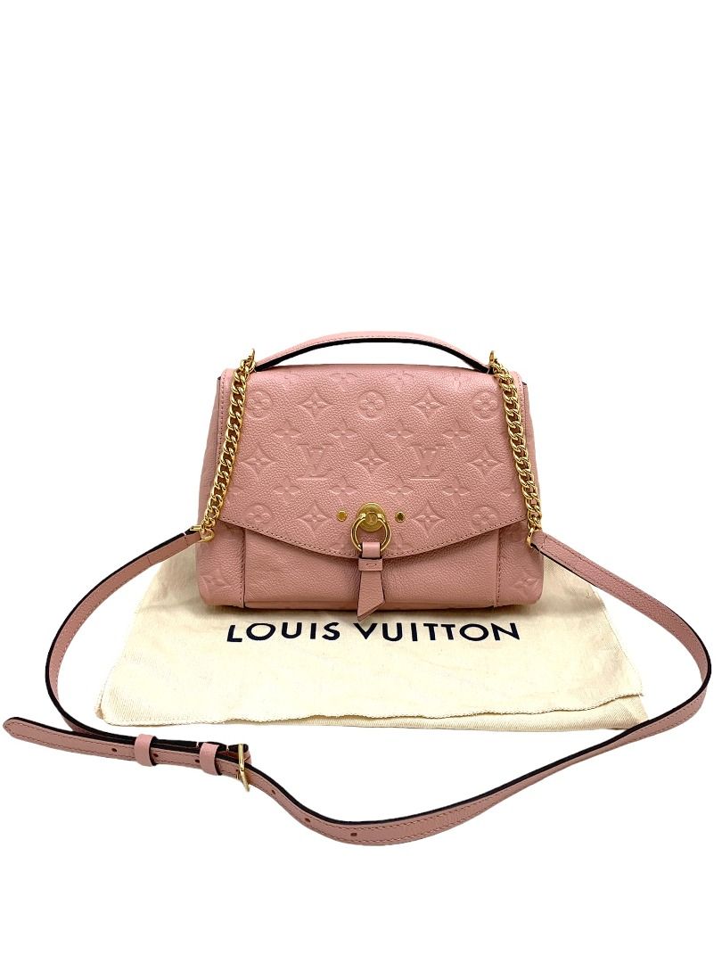 M43674 Louis Vuitton Monogram Empreinte Blanche BB-Pink