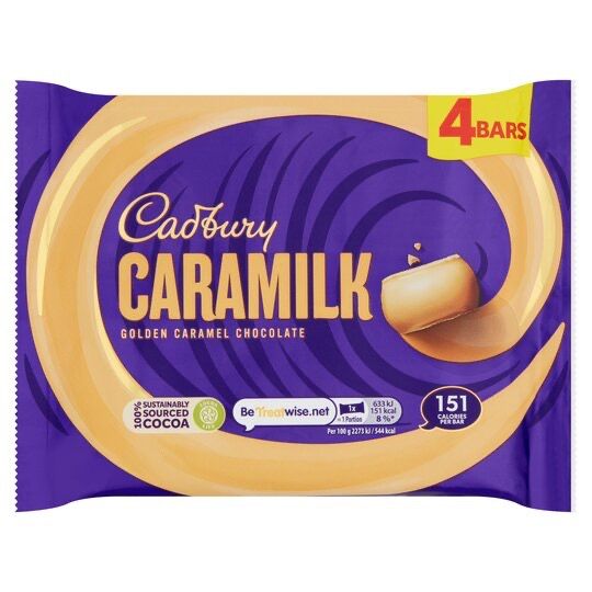 (兩包) 吉百利 Cadbury 4條裝 朱古力條 Cadbury Chocolate Bar 4 Pack Multipack 多款味道可選 ...