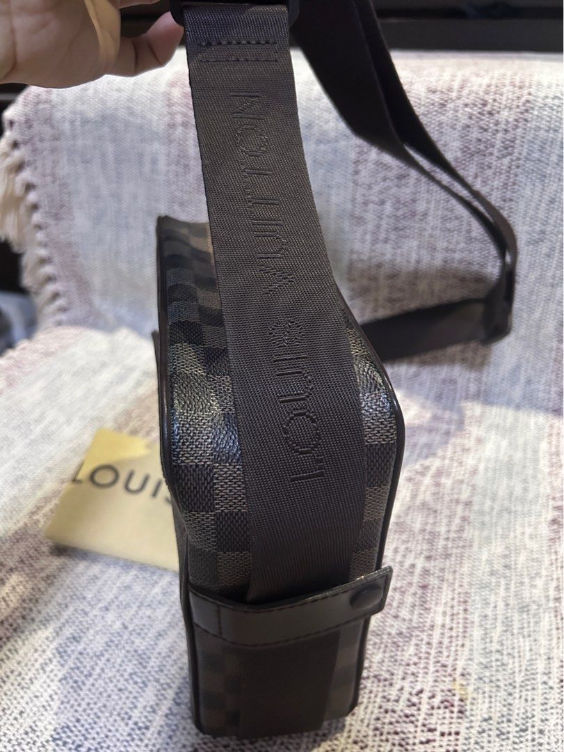Louis Vuitton Olav PM Damier Ebene Crossbody Bag on SALE