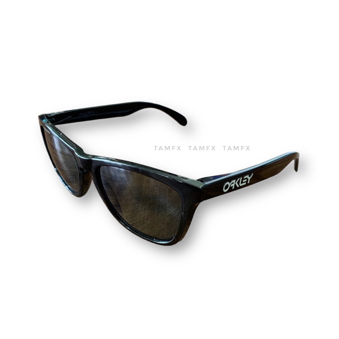ORIGINAL USA OAKLEY FROGSKINS POLISHED BLACK 03 HITAM