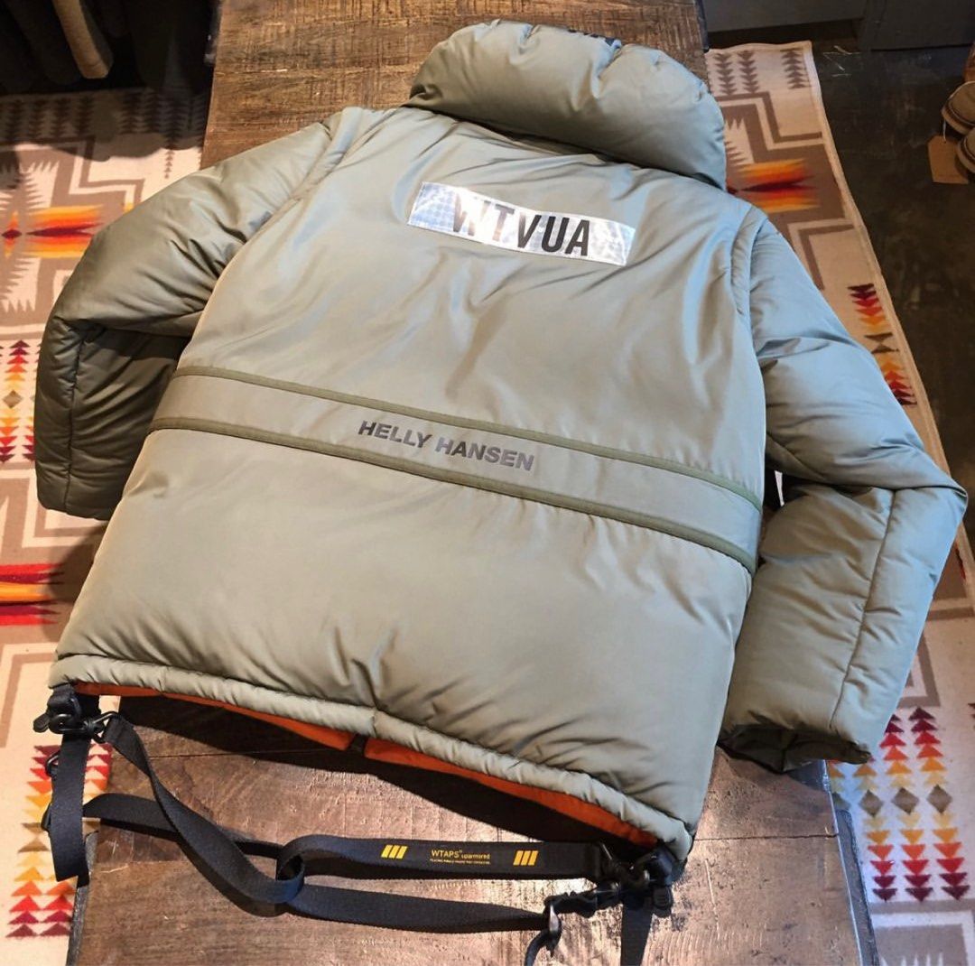 ［經典聯名現貨］ wtaps 16aw jacket. helly hansen pbs 余文樂 兩用 羽絨外套 背心