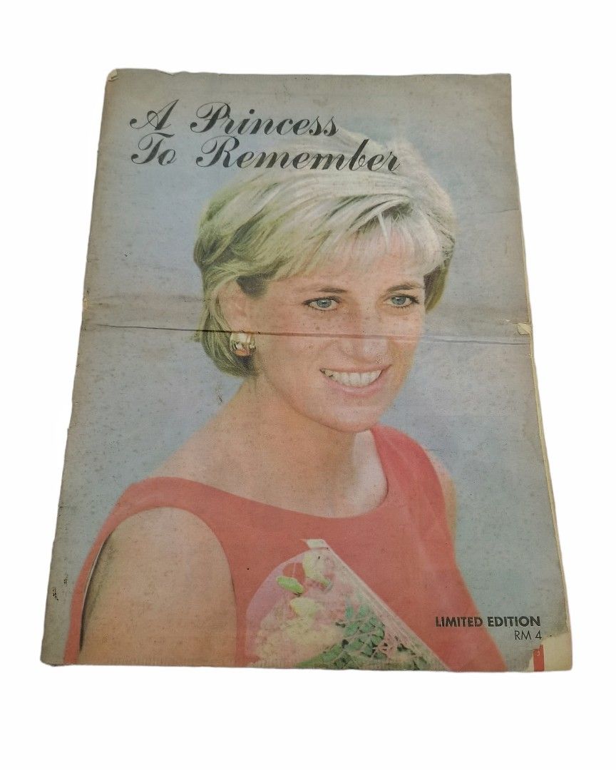 'A PRINCESS TO REMEMBER' 47 Pages Limited Edition 1997 by SUN MEDIA. A ...
