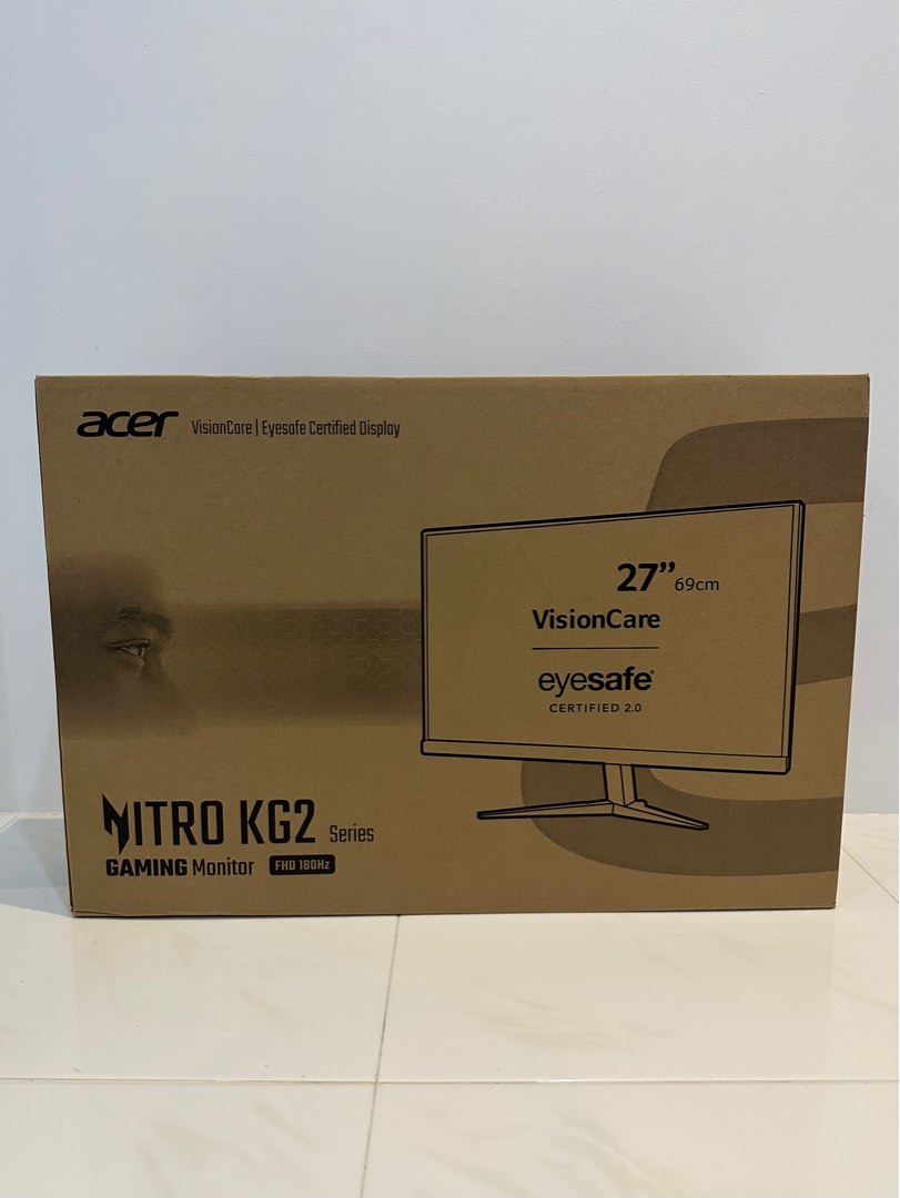 Acer 27" Inch 180Hz Full IPS HD Gaming Monitor with 180Hz Refresh Rate ...