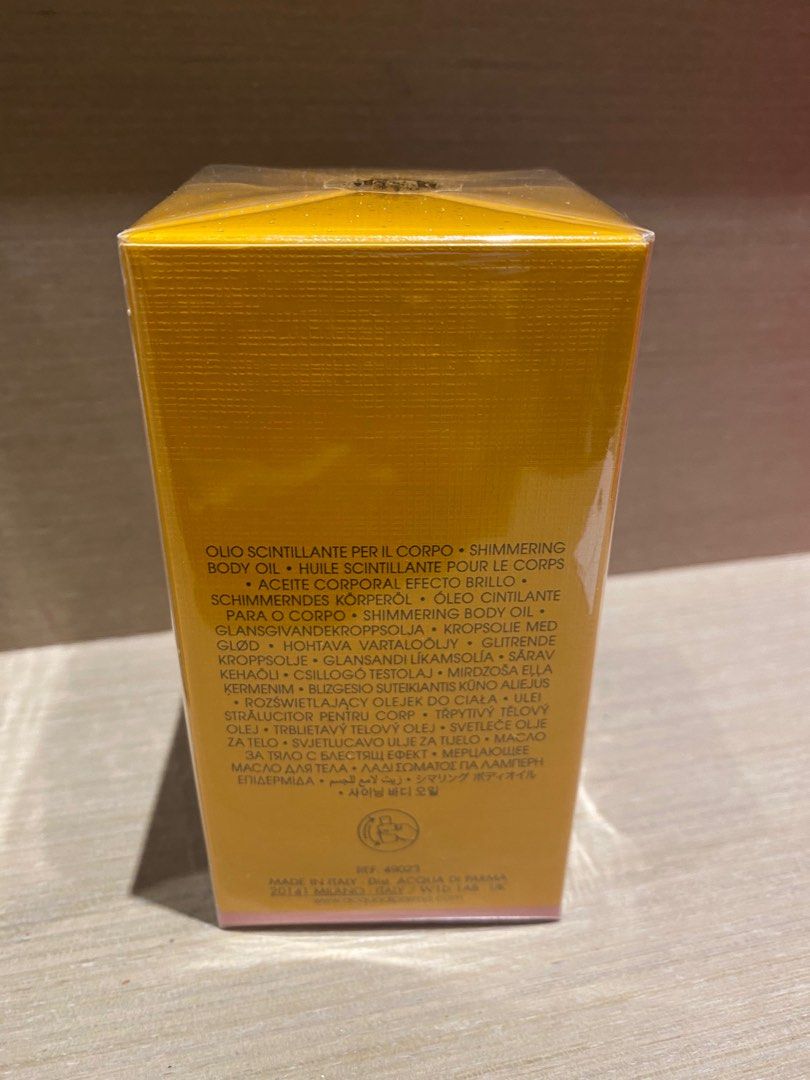 acqua di parma rosa nobile shimmering body oil