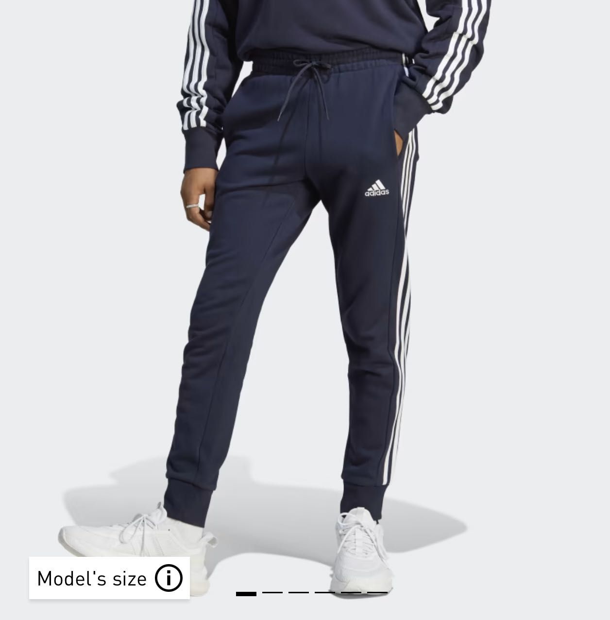 Mens cuffed adidas top joggers