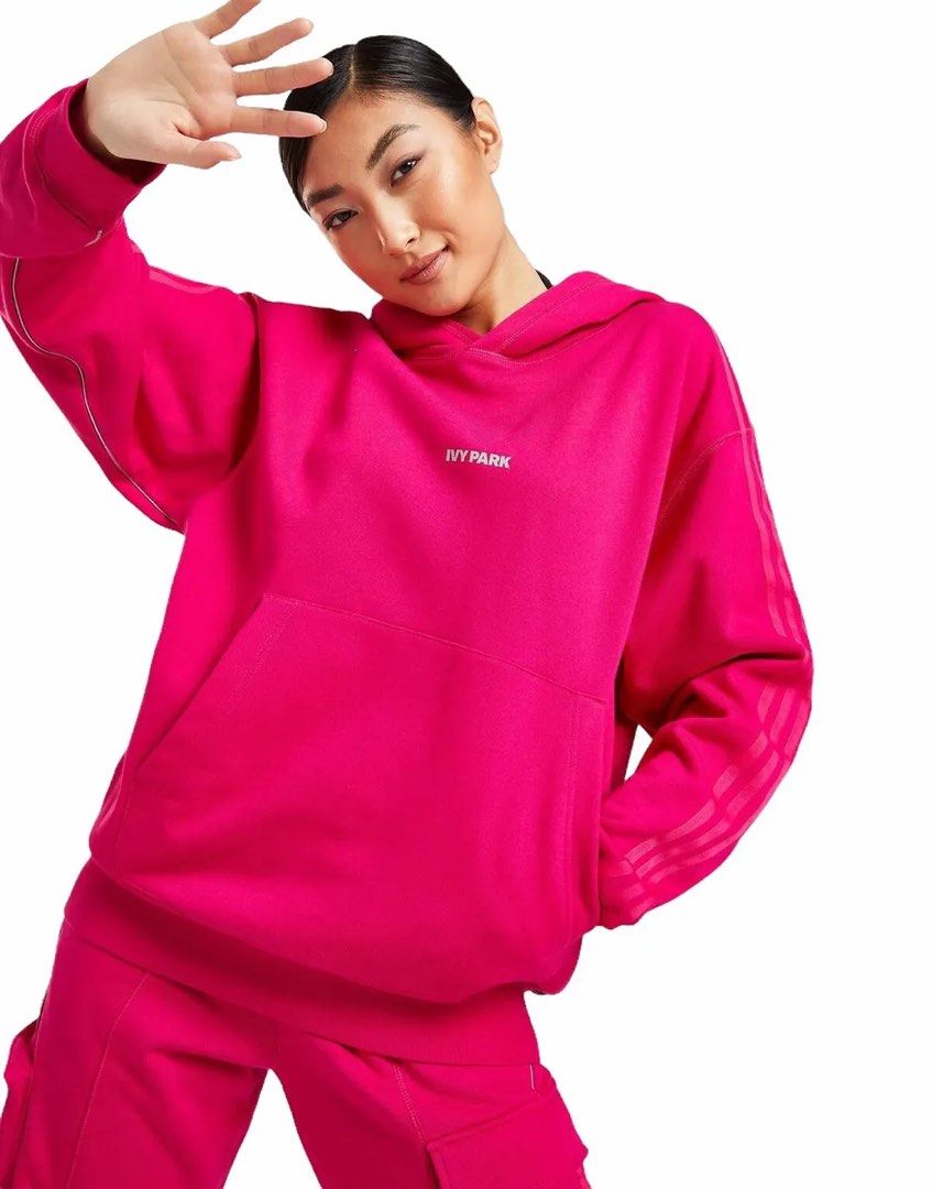 adidas Ivy Park Cargo Hoodie (All Gender) Bold Pink