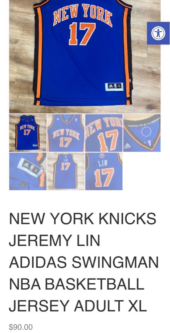 2010 Carmelo Anthony New York Knicks Adidas Rev 30 Authentic NBA Jersey Sz  XXL