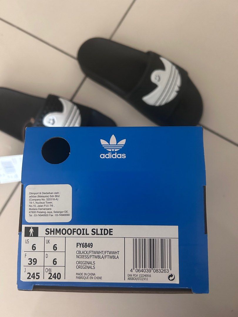 Adidas sliders size 1 2025