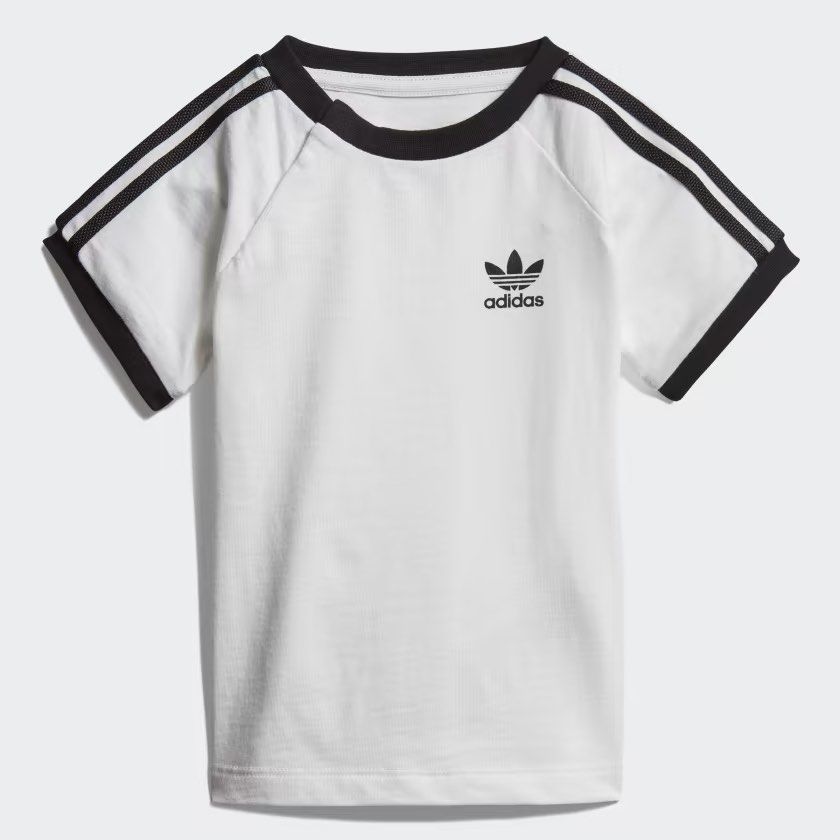 adidas trefoil tee 3 stripes