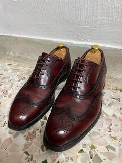 Alden Vintage Burgundy Balmoral Wingtip Size US8 / UK7 /EU41