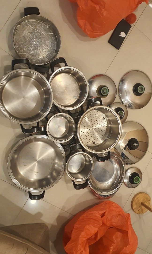 AMC Pots, Furniture & Home Living, Kitchenware & Tableware, Cookware