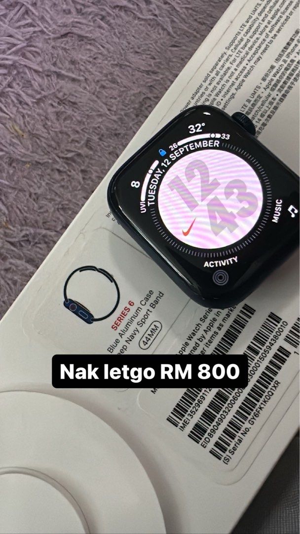 Apple watch 6 44 gps 2025 cellular