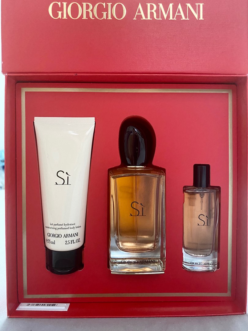 AUTHENTIC ARMANI SI PERFUME 100ml GIFT SET, Beauty & Personal Care
