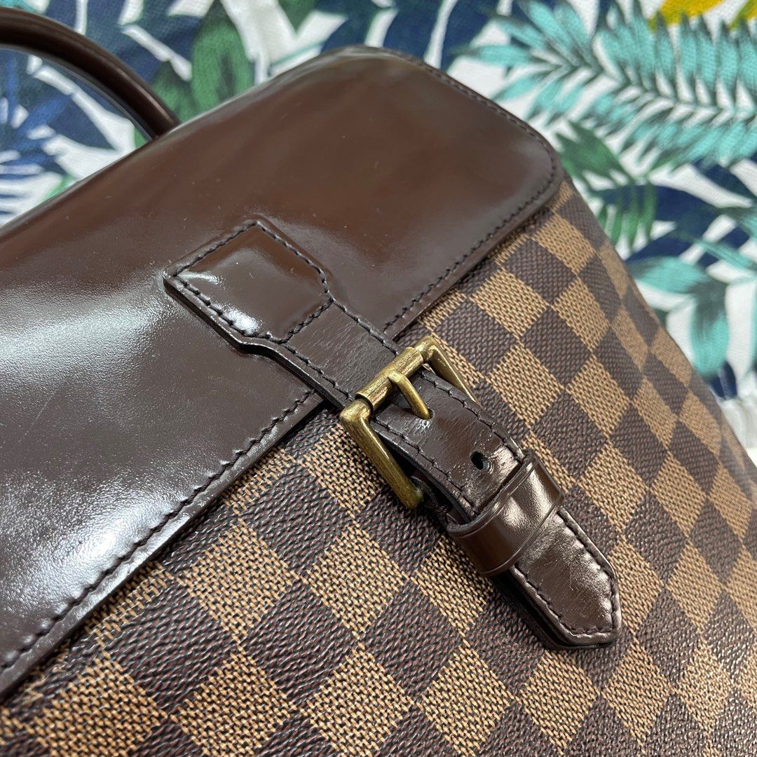 Louis Vuitton Vintage - Damier Ebene Soho Backpack - Brown