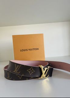 Louis Vuitton Green Vernis LV Initiales Belt 80CM Louis Vuitton