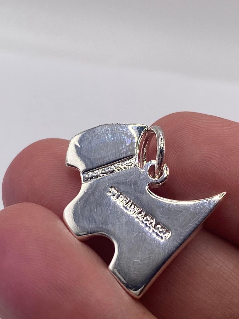 Tiffany scottie dog best sale necklace