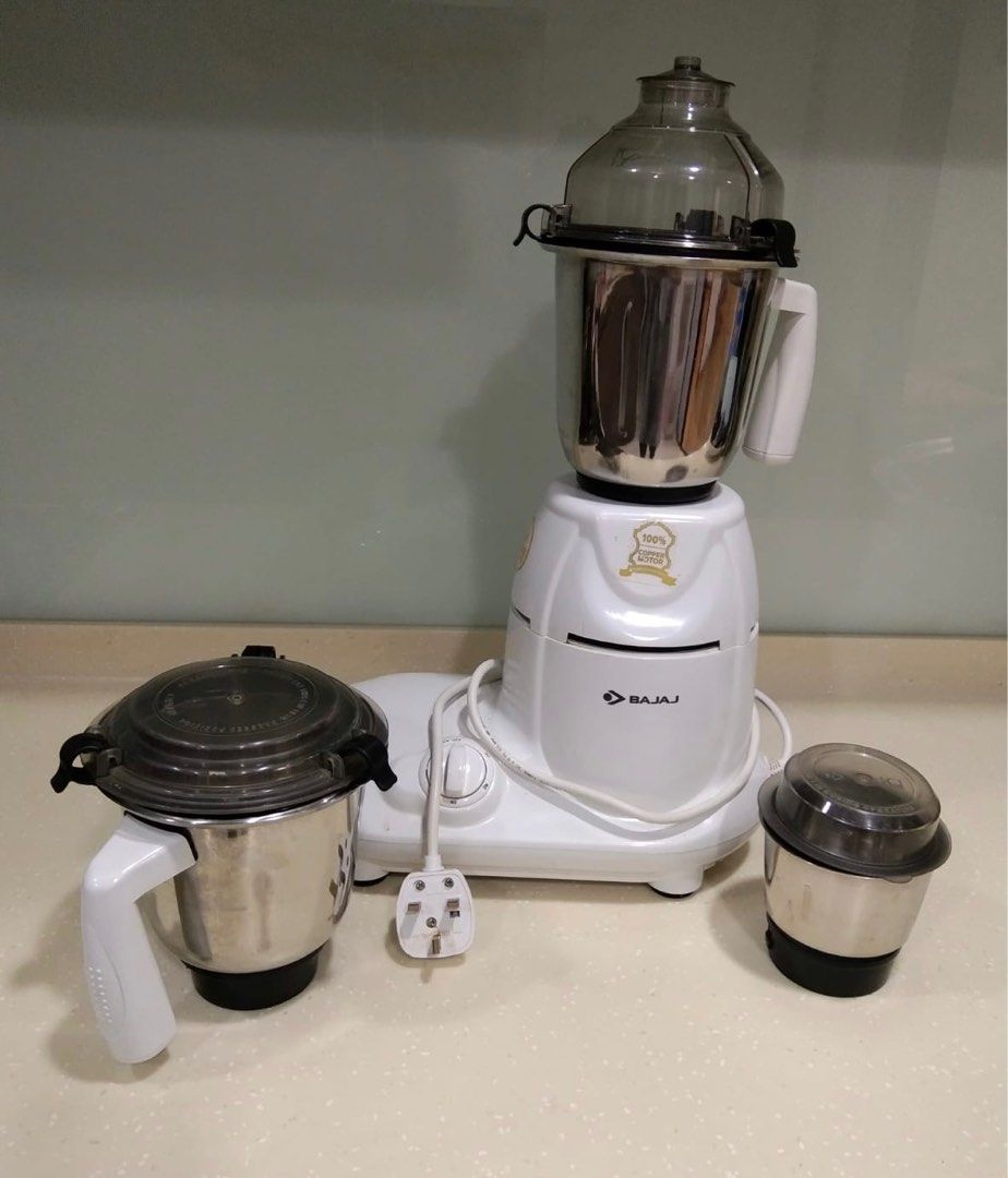 Bajaj Mixer Grinder with 3 Jars, TV & Home Appliances, Kitchen