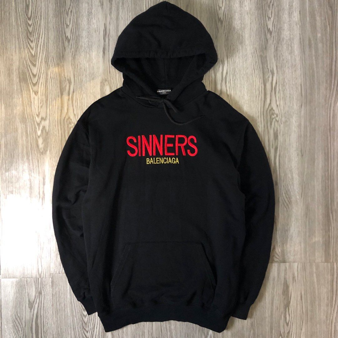 Balenciaga Sinners Hoodie Men s Fashion Coats Jackets and