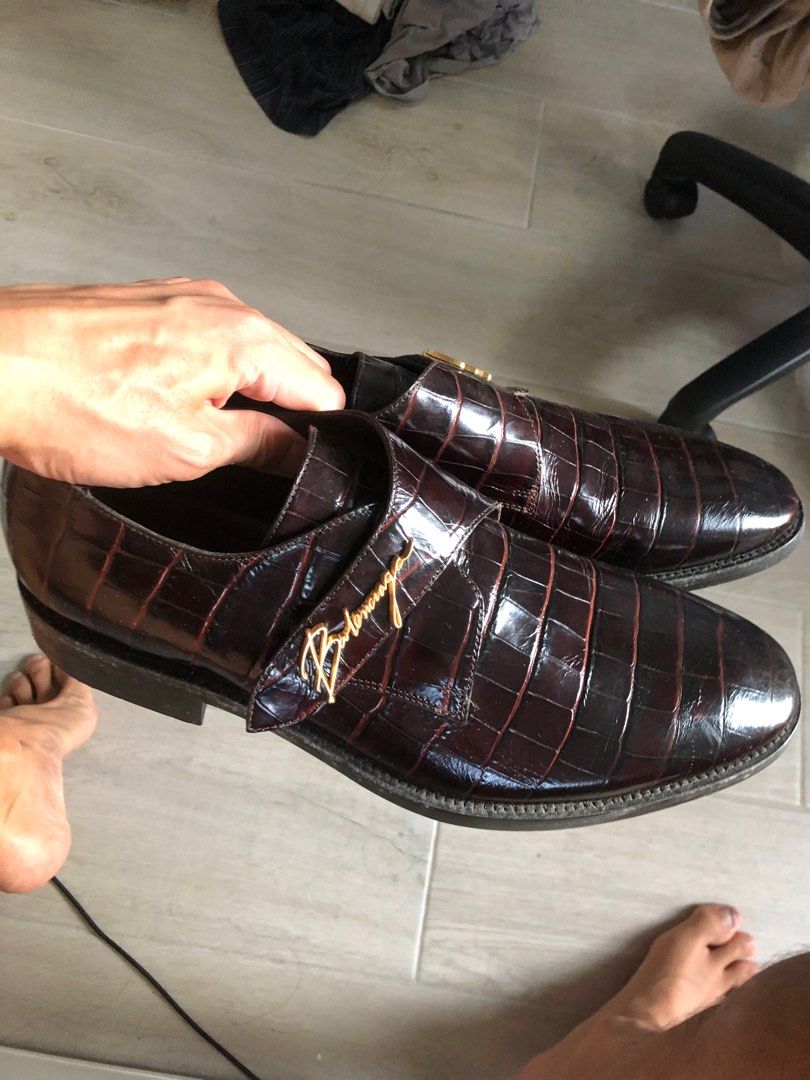 Balenciaga city top evening monk strap