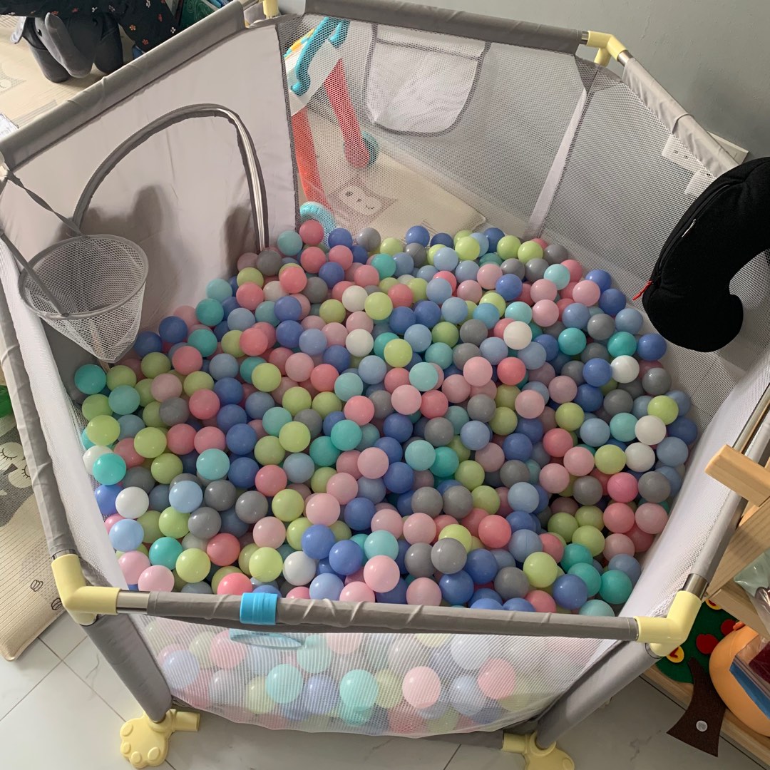 Ball pit inclusive of pastel coloured balls, Babies & Kids, Infant