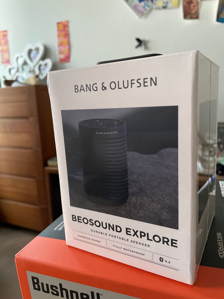 Bang & Olufsen Beosound Explore Durable Portable Speaker, 音響器材 ...
