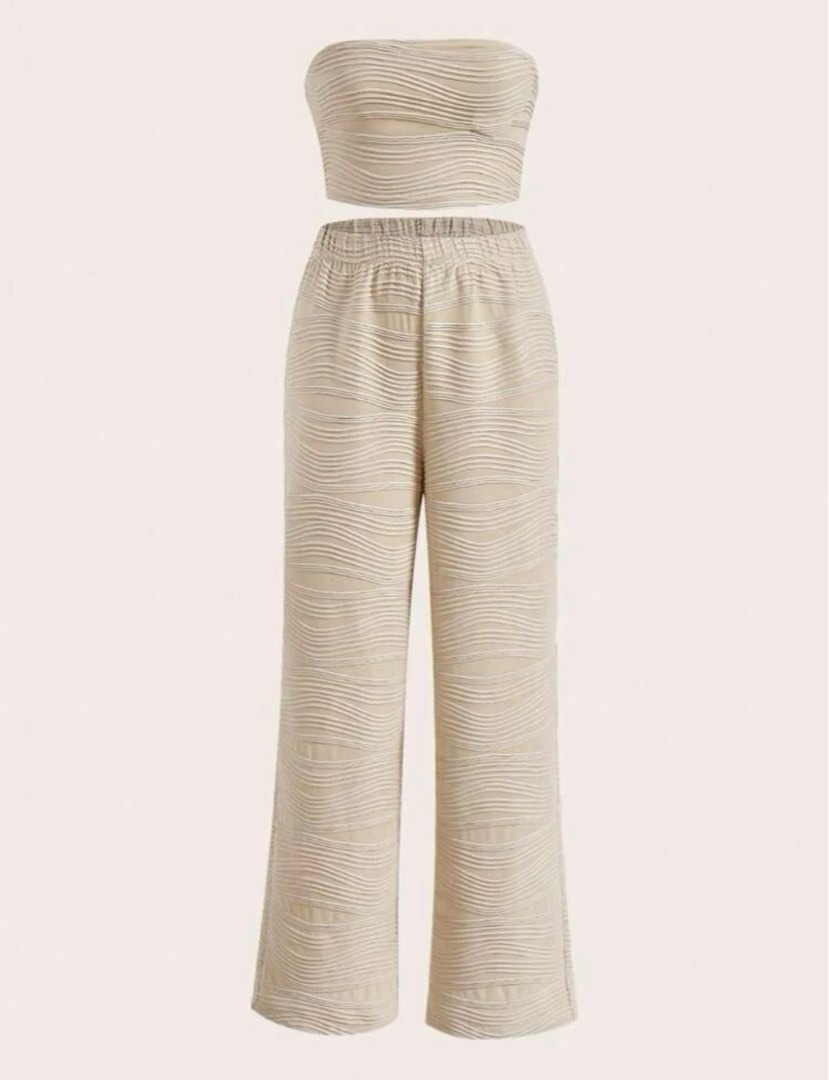 Skin Beige Tube Top & Bottom Undergarment Set main image 1