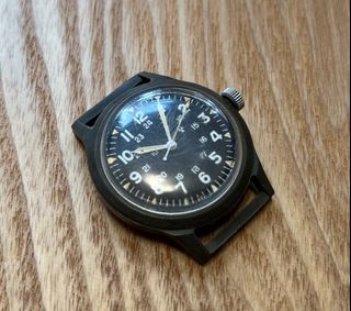 Benrus USA Military Field Watch MIL-W-46374A 美軍越戰時期通用膠殼軍錶 (更新狀況, 再減價)64239556531457110