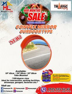 BER MONTHS SALE (Traffic Safety Convex Mirror Outdoor Type)