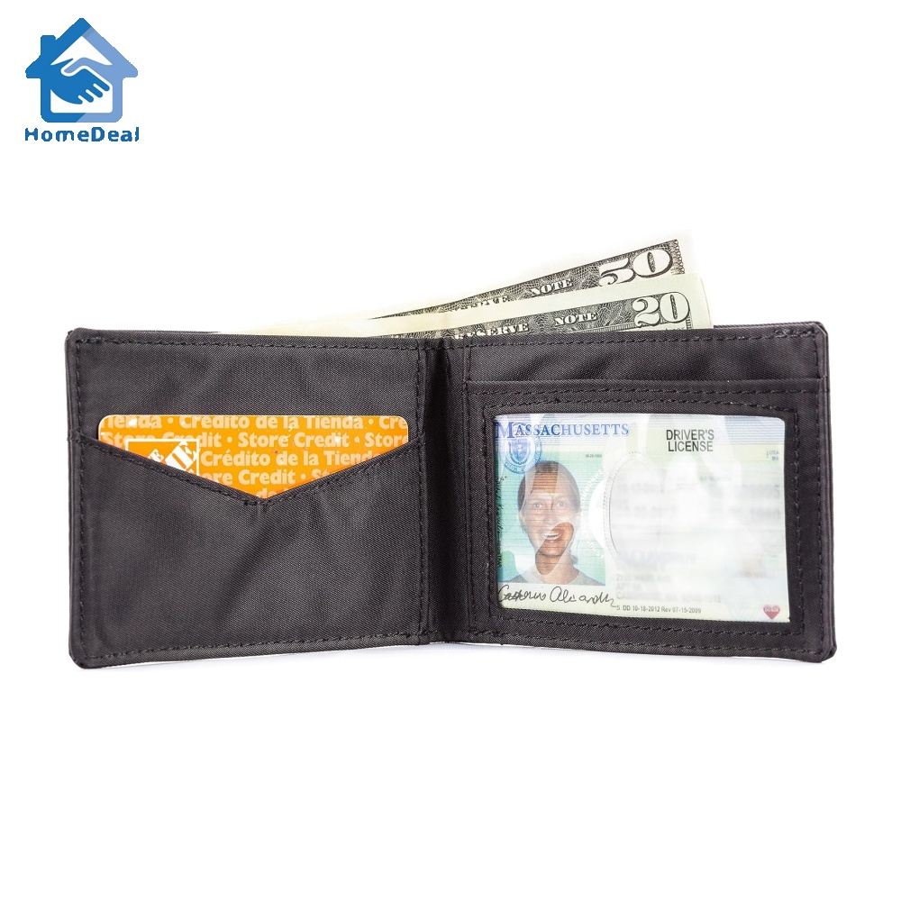 Big Skinny Men's Compact Sports BiFold Slim Wallet, Holds Up to 20