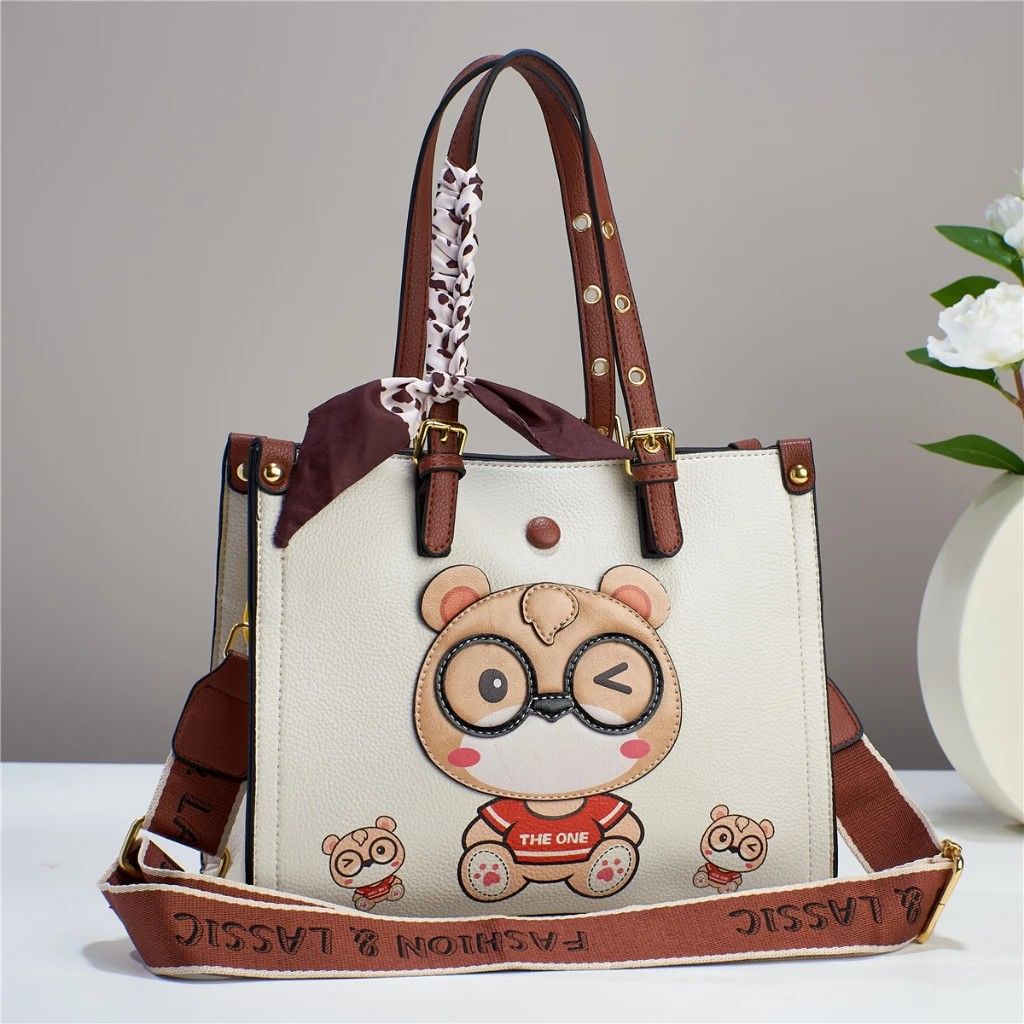 Bili Bear tote bag import tas tote medium