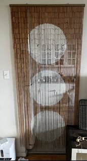 Boho Urban Outfitters Bamboo Door Cover