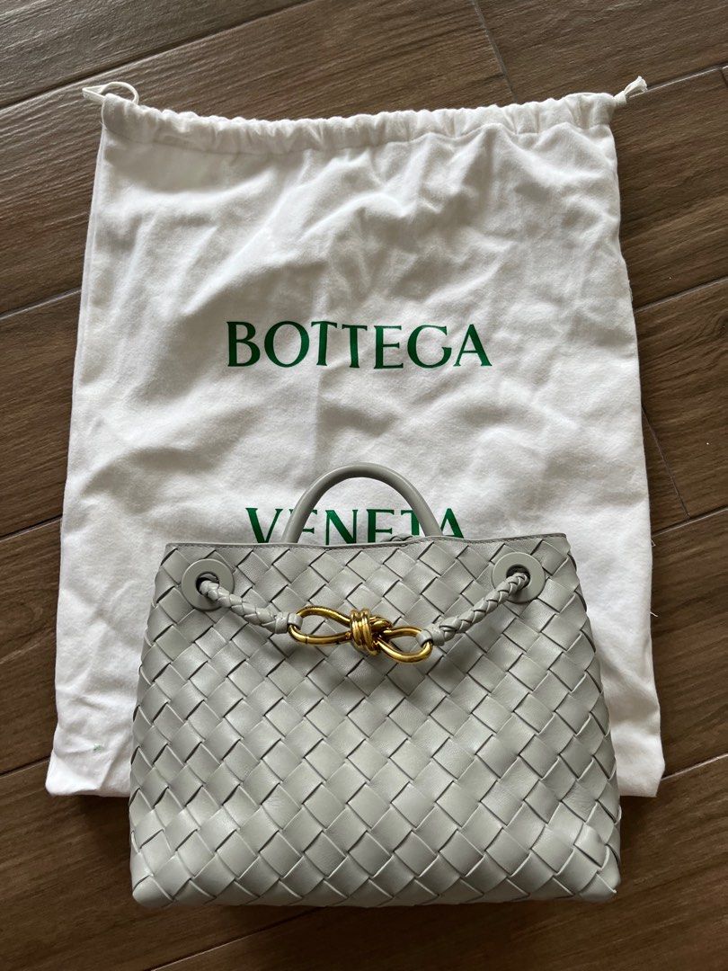 Bottega Veneta Andiamo Small Intreccio Top-Handle Bag