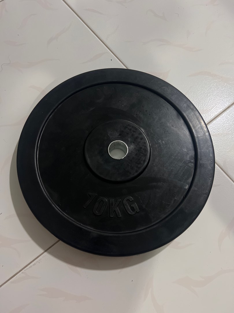 Brand new 10kg weight plate (1 inch hole diameter), Sports Equipment