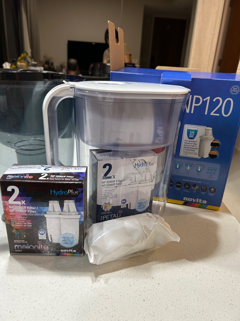 Brand new novita water filter set, TV & Home Appliances, Kitchen