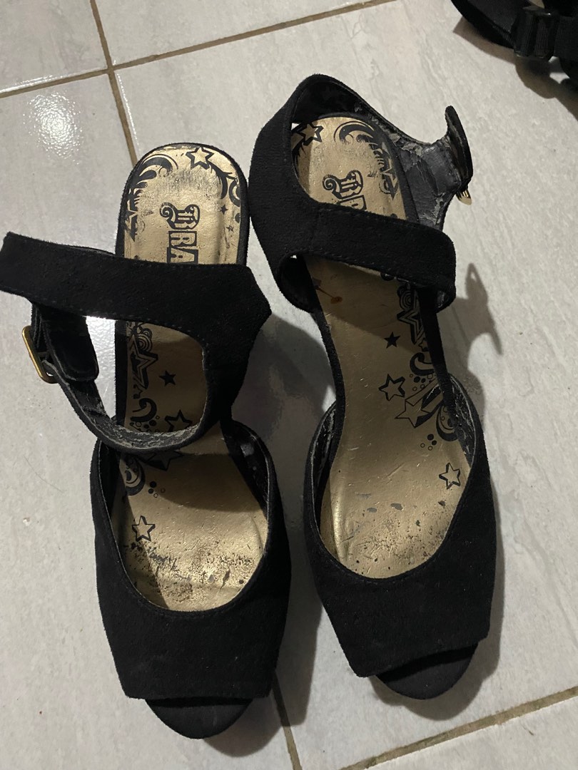 brash black heels