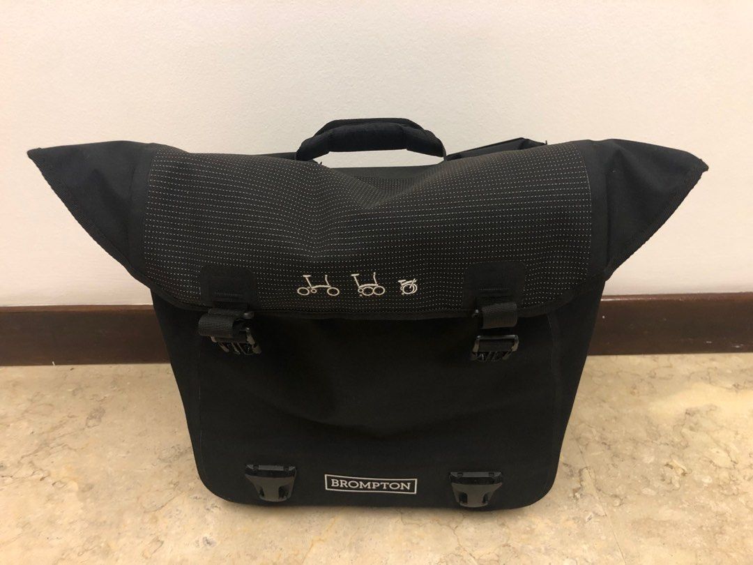 Brompton o best sale bag reflective black