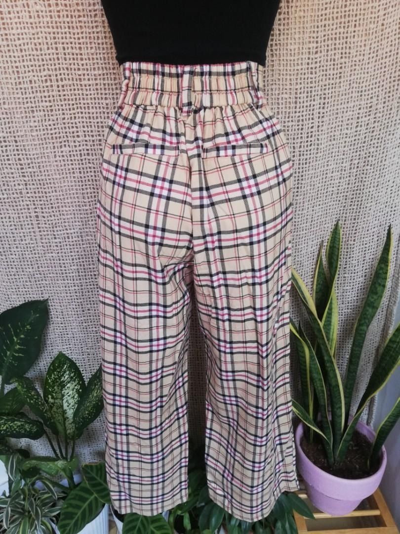 Burberry Golf Novacheck Plaid Women's Cotton Capri Pants Size USA 4