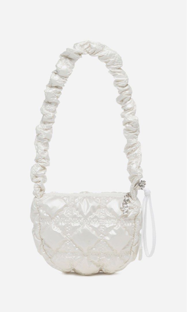 White top pearl handbag