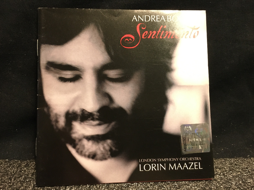 CD - Andrea Bocelli - Sentimento with London Symphony Orchestra