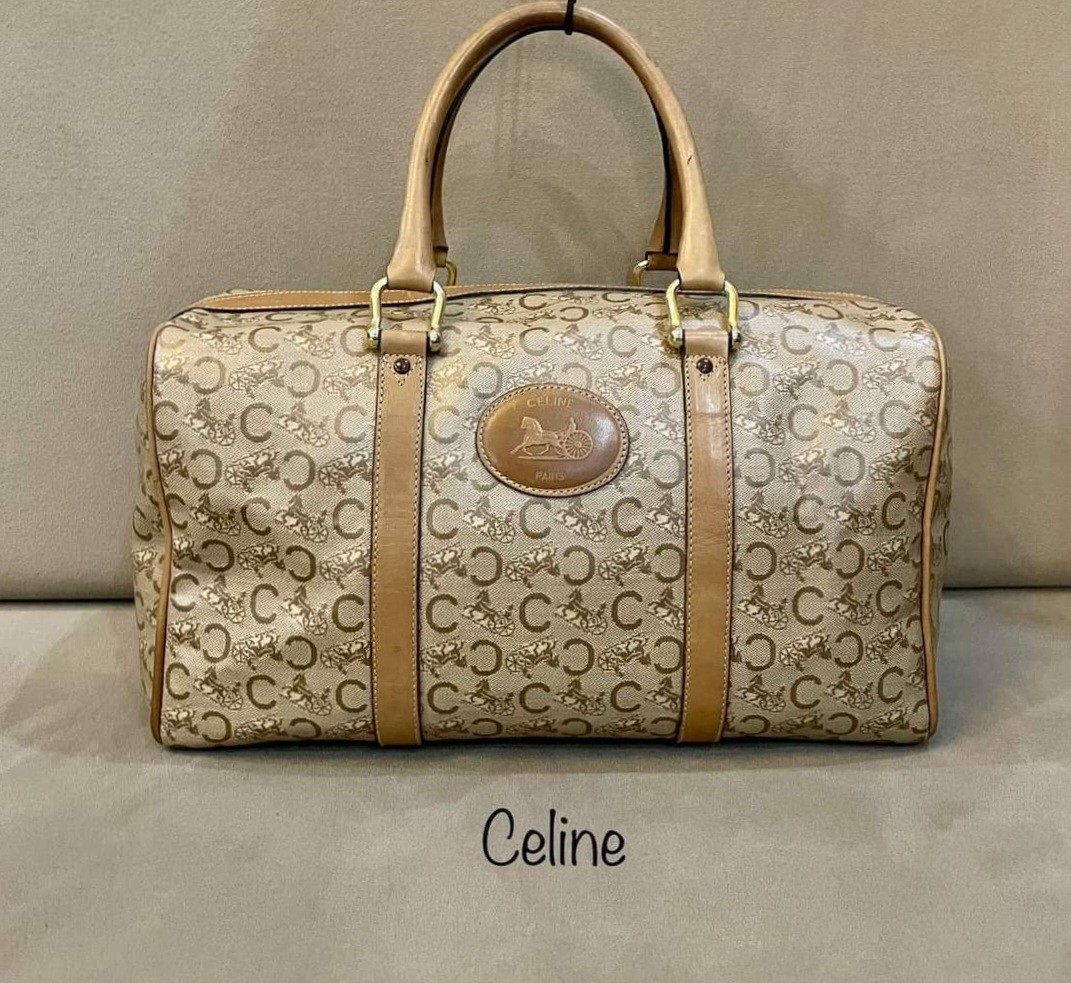 Authentic Vintage Celine (Boston 35), Luxury, Bags & Wallets on Carousell