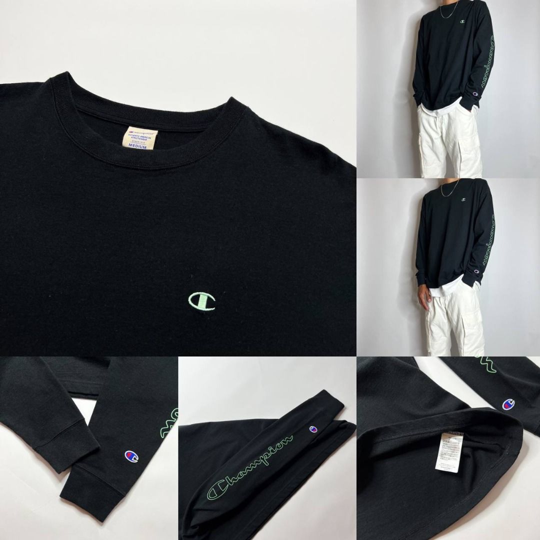 Champion side 2025 script crewneck