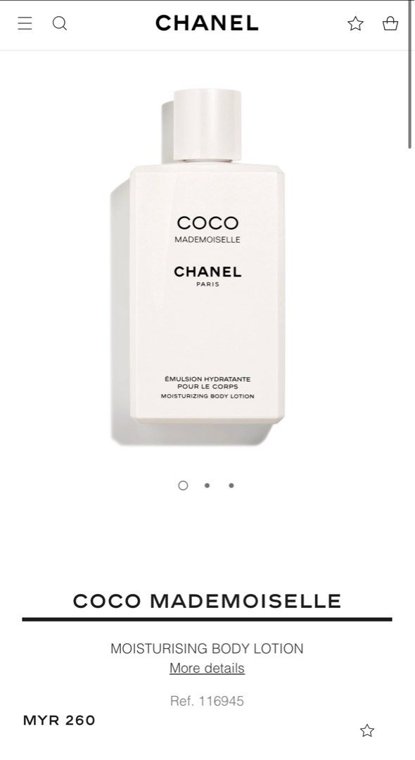 Body lotion chanel coco mademoiselle sales