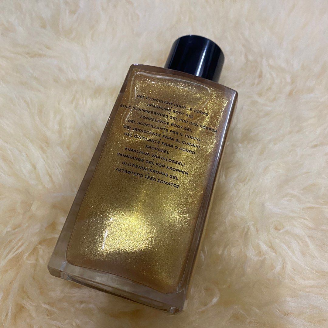 Chanel gold fragments shimmering gel top