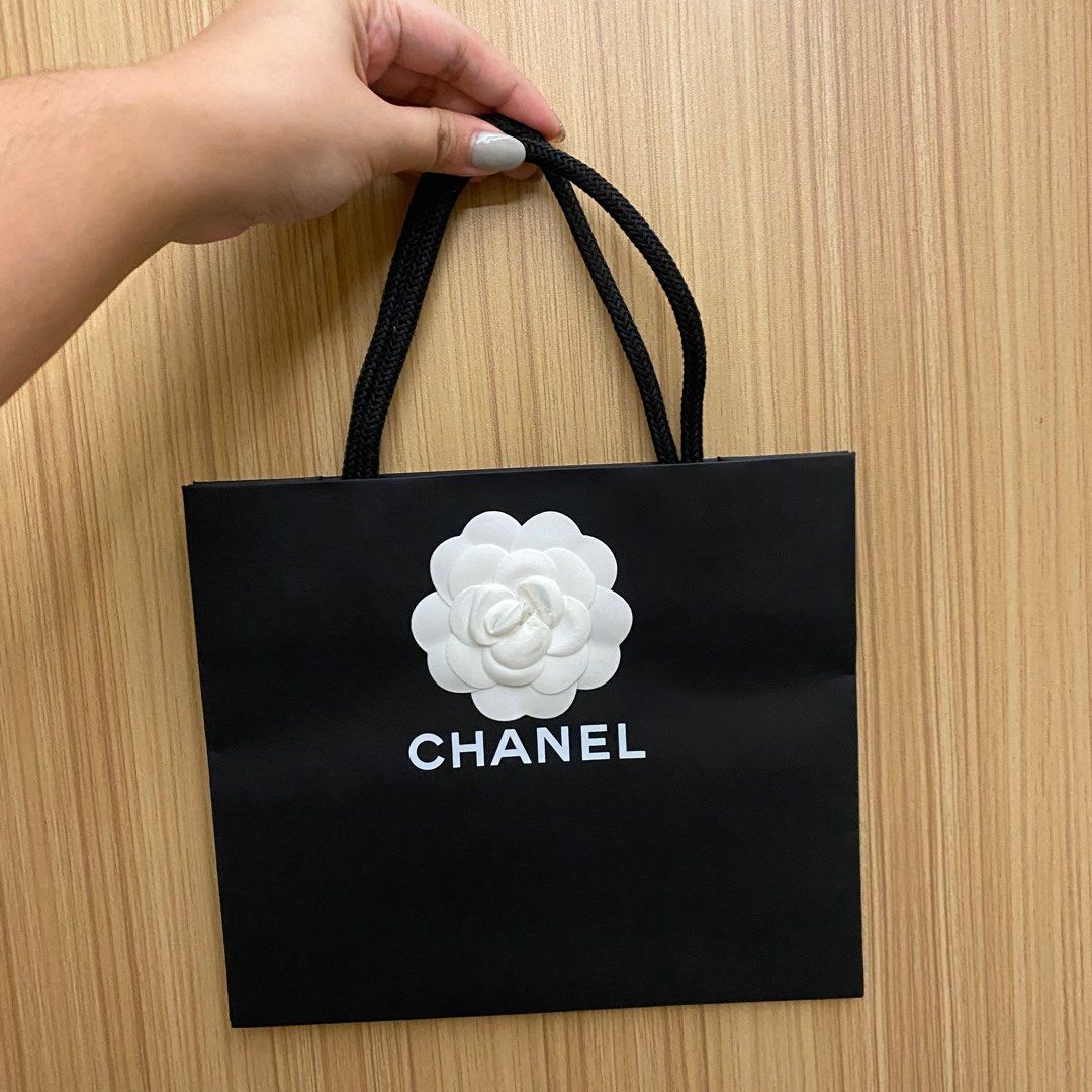 Chanel paper bag, Luxury, Bags & Wallets on Carousell