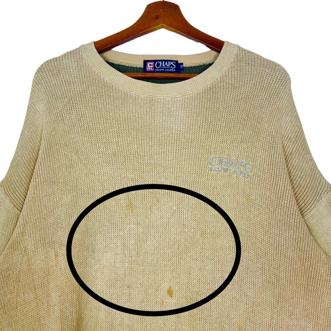 Chaps Ralph Lauren Knit Crewneck Sweatshirt Jumper Luxury Brand